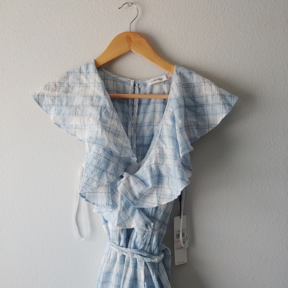 Calvin Klein High-Low Ruffled Sundress - Picture 3 of 8